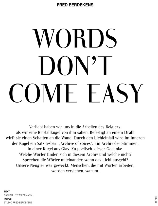 Words don't come easy – Bild 2